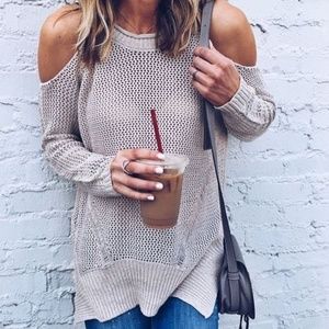 Willow & Clay Cold Shoulder Top